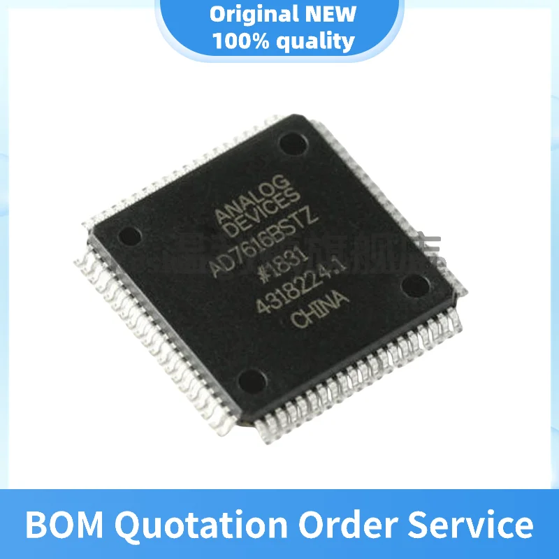 Original genuine AD7616BSTZ-RL LQFP-80 16-channel DAS built-in 16-bit synchronous sampling ADC
Original genuine AD7616BSTZ-RL LQFP-80 16-channel DAS built-in 16-bit synchronous sampling ADC