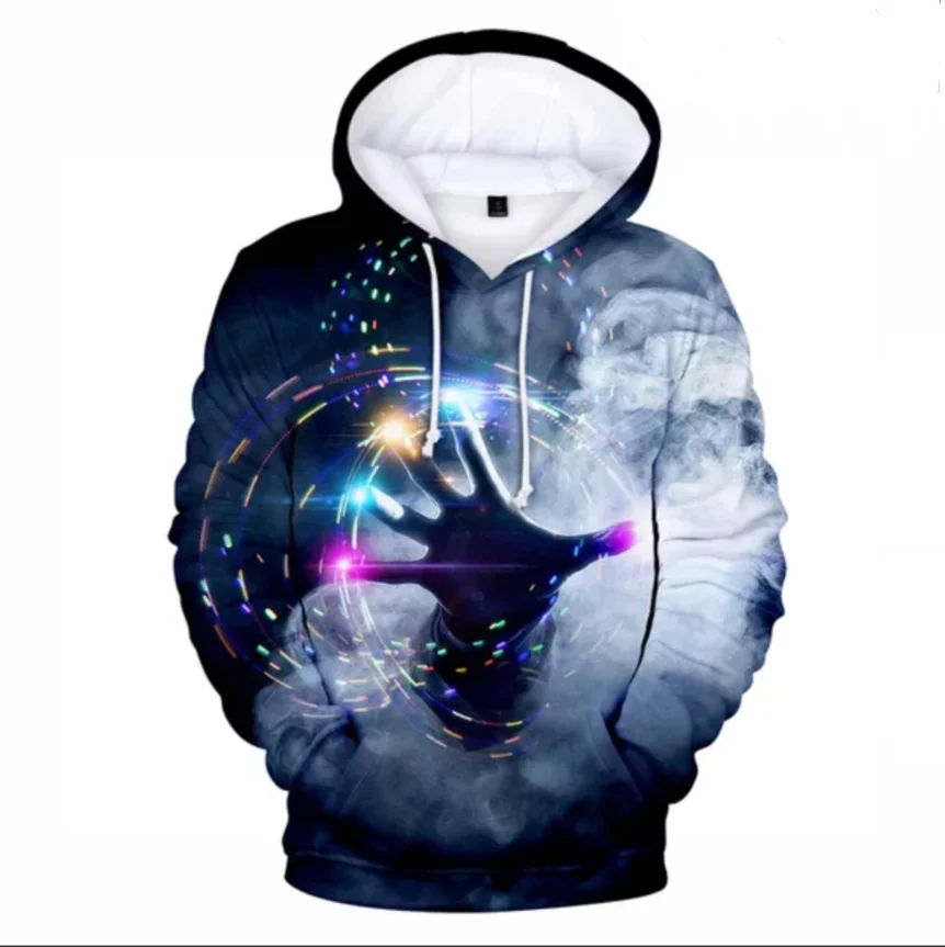 

Colorful Tie Dye Hoodies Men Sweatshirt Women Sweat Tops Crewneck Hoondie Autumn Winter Polluvers Magic Swirl Pattern 3D Casual