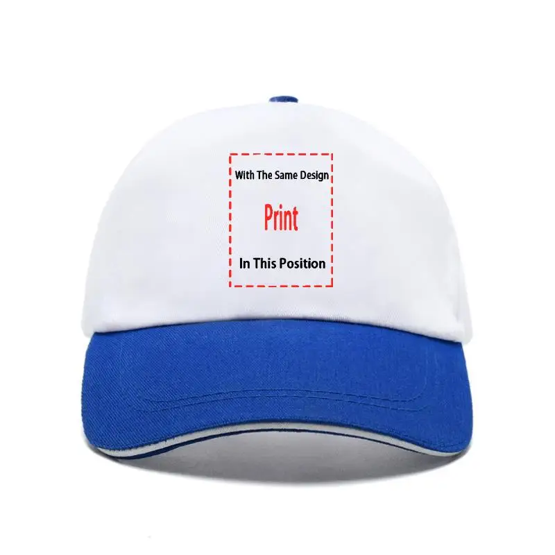 

Choose your picture send it to our customer service we make it for you with the same design print in this position Baseball Cap