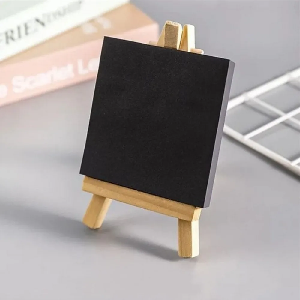

Not Easily Damaged 50 Sheets Easy Post Notes Paper Black Self-adhesive Memo Pad Paper Thickness Strong Viscosity Black Notepads