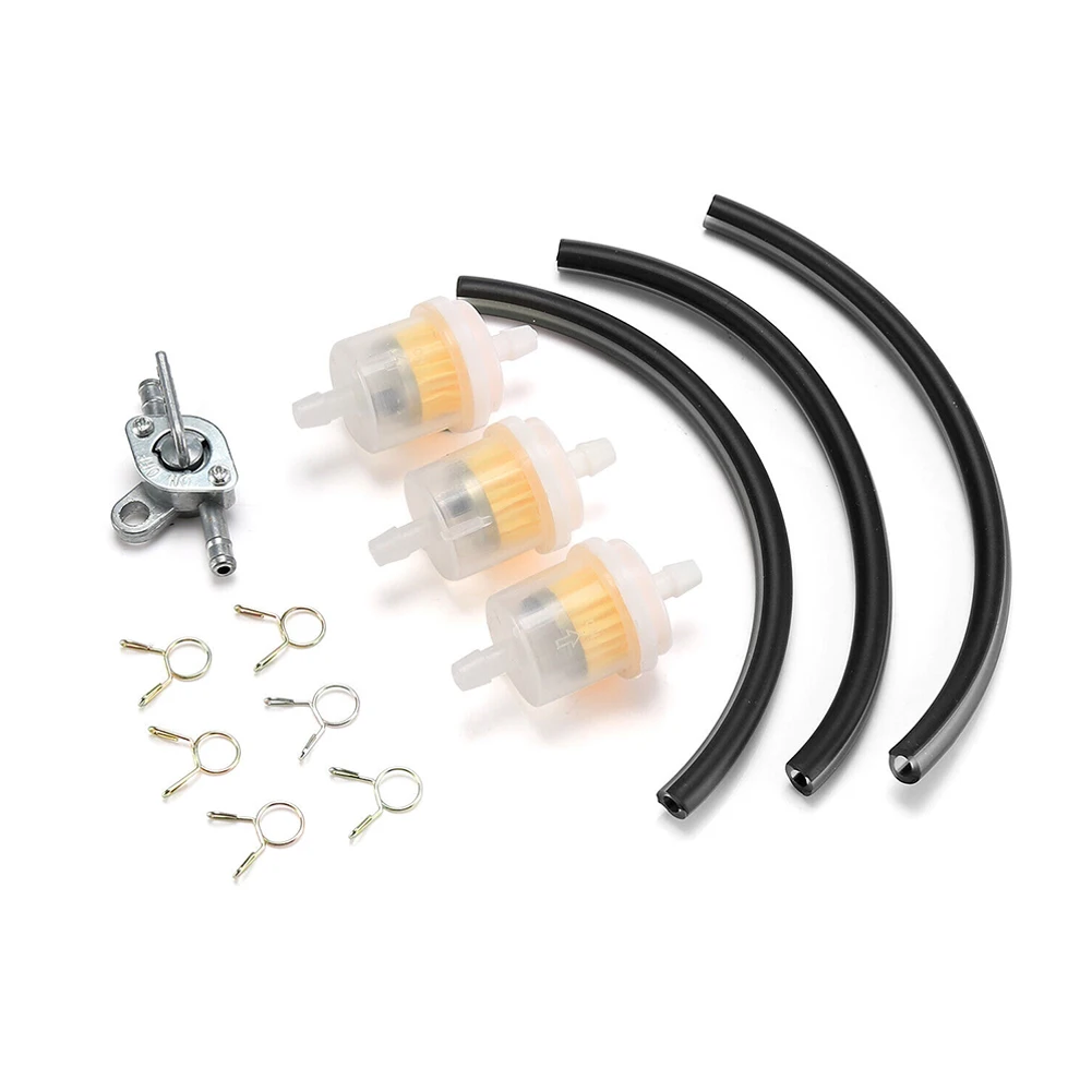 Set Hose Clamps Car Accessories Filter Hose Gasoline Tap Replacement Universal With 6 Hose Clamps For Moped Quad ATV
Set Hose Clamps Car Accessories Filter Hose Gasoline Tap Replacement Universal With 6 Hose Clamps For Moped Quad ATV