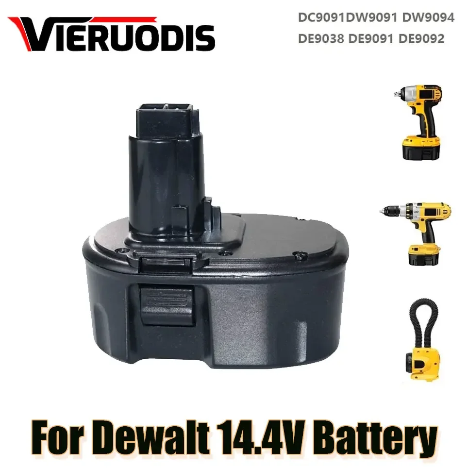 For Dewalt 14.4V Battery Ni-MH 6800mAh for Replacement DC9091 DW9091 DW9094 DE9031 DE9038 DE9091 DE9092 Cordless Power Tools 
For Dewalt 14.4V Battery Ni-MH 6800mAh for Replacement DC9091 DW9091 DW9094 DE9031 DE9038 DE9091 DE9092 Cordless Power Tools