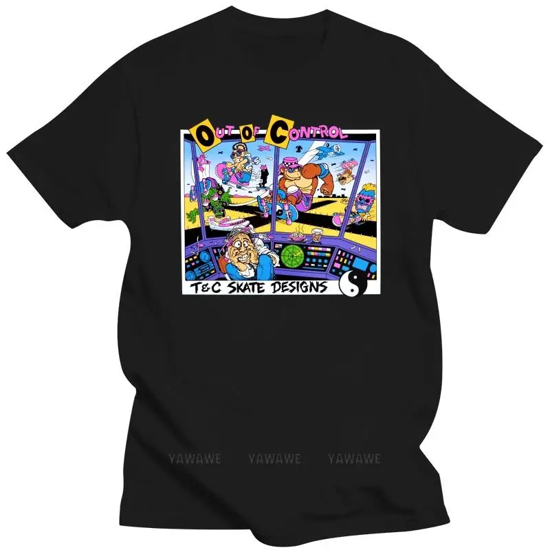 Black t shirt for male summer tee-shirt Vintage Skate T shirt T & C Out Of Control 80s teenager cotton tee shirt fashion top
Black t shirt for male summer tee-shirt Vintage Skate T shirt T & C Out Of Control 80s teenager cotton tee shirt fashion top