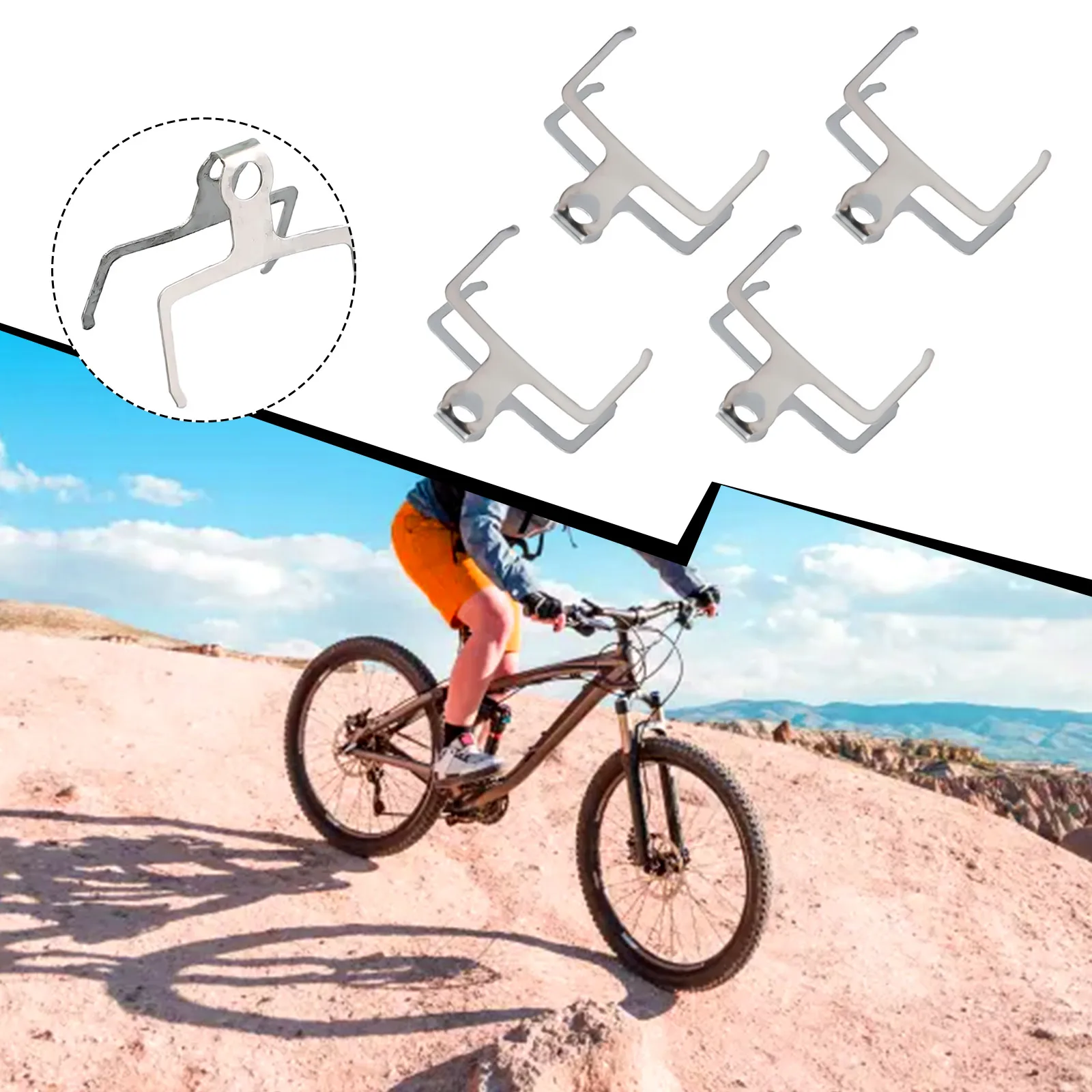 Brake Pads Spring Pills Bounce Shrapnel Steel For Elixir CR E3/E5/E7/E9DB3/DB5 ForNUTT Silver Cycling Accessories
Brake Pads Spring Pills Bounce Shrapnel Steel For Elixir CR E3/E5/E7/E9DB3/DB5 ForNUTT Silver Cycling Accessories