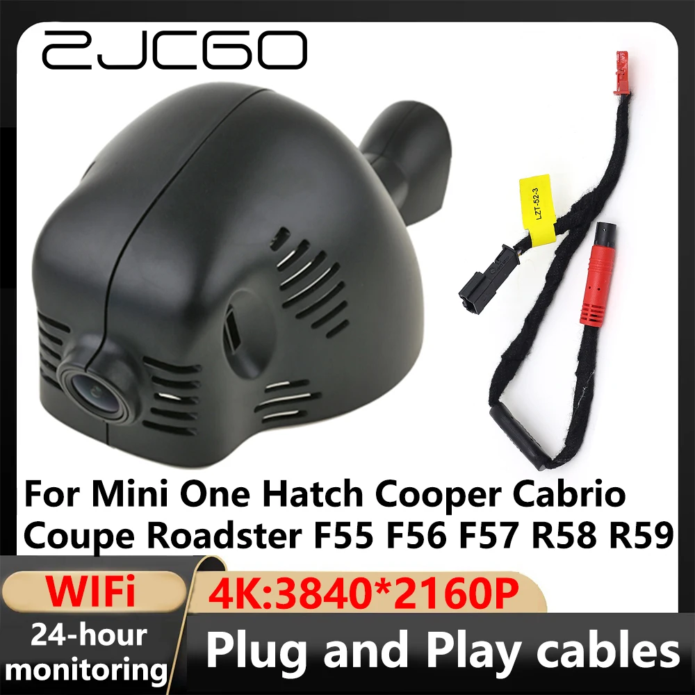 ZJCGO 4K Wifi 24H 3840*2160 Car DVR Dash Cam Camera Video Recorder for Mini One Hatch Cooper Cabrio Coupe Roadster F55F56F57R58
ZJCGO 4K Wifi 24H 3840*2160 Car DVR Dash Cam Camera Video Recorder for Mini One Hatch Cooper Cabrio Coupe Roadster F55F56F57R58