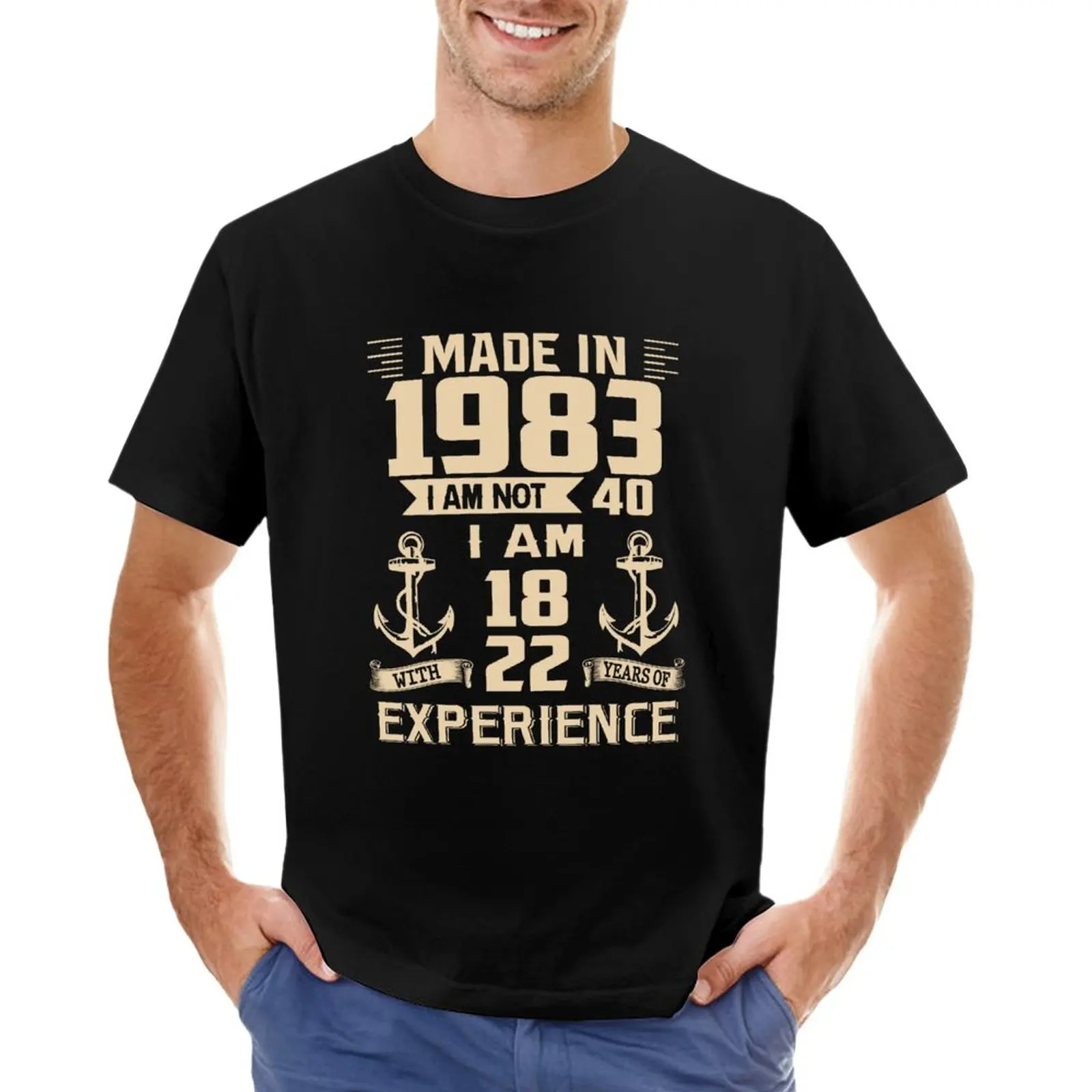 Anchor Made In 1983 40th Birthday 40 Years Old T-Shirt funny t shirts oversized t shirts oversized t shirt men
Anchor Made In 1983 40th Birthday 40 Years Old T-Shirt funny t shirts oversized t shirts oversized t shirt men