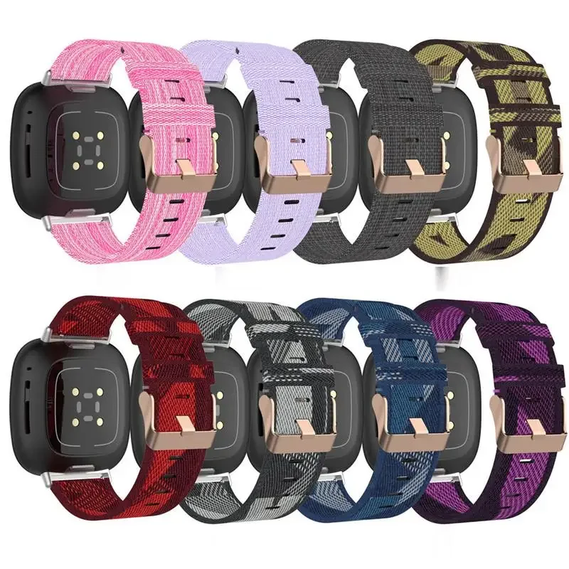 

Nylon Strap For Fitbit Versa 3 4 Band Soft Bracelet For Fitbit Sense 2 Loop Wristband Smart Watch Accessoriess Belt Correa