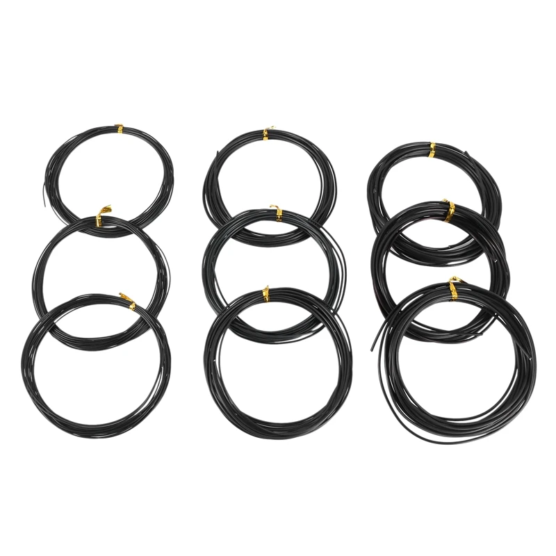 9 Rolls Bonsai Wires Anodized Aluminum Bonsai Training Wire with 3 Sizes (1.0 Mm,1.5 Mm,2.0 Mm),Total 147 Feet (Black)
9 Rolls Bonsai Wires Anodized Aluminum Bonsai Training Wire with 3 Sizes (1.0 Mm,1.5 Mm,2.0 Mm),Total 147 Feet (Black)