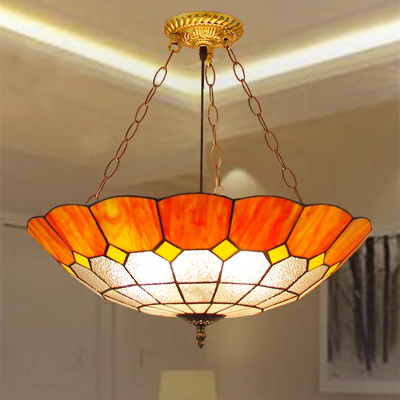 Винтажный подвесной светильник Тиффани из витражного стекла, лампа в средиземноморском стиле, в стиле барокко, светильник ветительные приборы для спальни, кухни, бара, домашний декор
Винтажный подвесной светильник Тиффани из витражного стекла, лампа в средиземноморском стиле, в стиле барокко, светильник ветительные приборы для спальни, кухни, бара, домашний декор