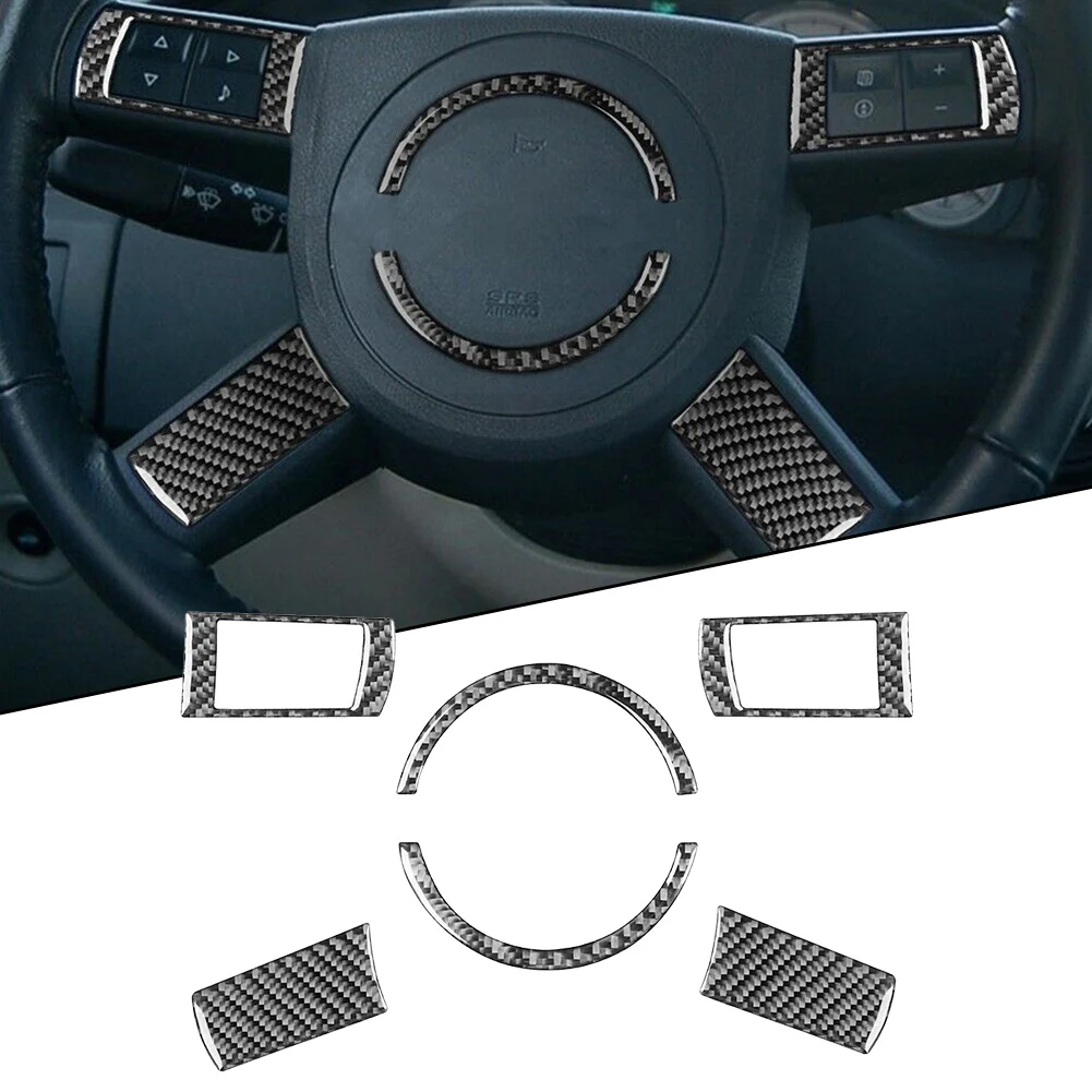 6pcs New Carbon Fiber Steering Wheel Kit Type-B Cover Trim Fit For Chrysler 300-300C 2005-2007 High Quality Interior Accessories
6pcs New Carbon Fiber Steering Wheel Kit Type-B Cover Trim Fit For Chrysler 300-300C 2005-2007 High Quality Interior Accessories