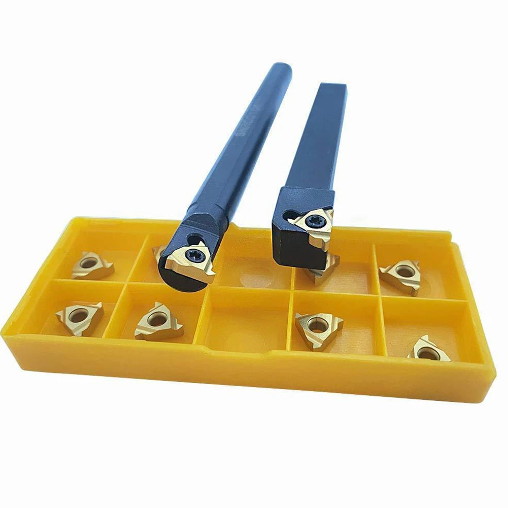 Threading Tool Holder 1 Set 11ER AG60 Alloy Steel External Internal Lathe Set W/ Inserts Toolholding Workholding
Threading Tool Holder 1 Set 11ER AG60 Alloy Steel External Internal Lathe Set W/ Inserts Toolholding Workholding