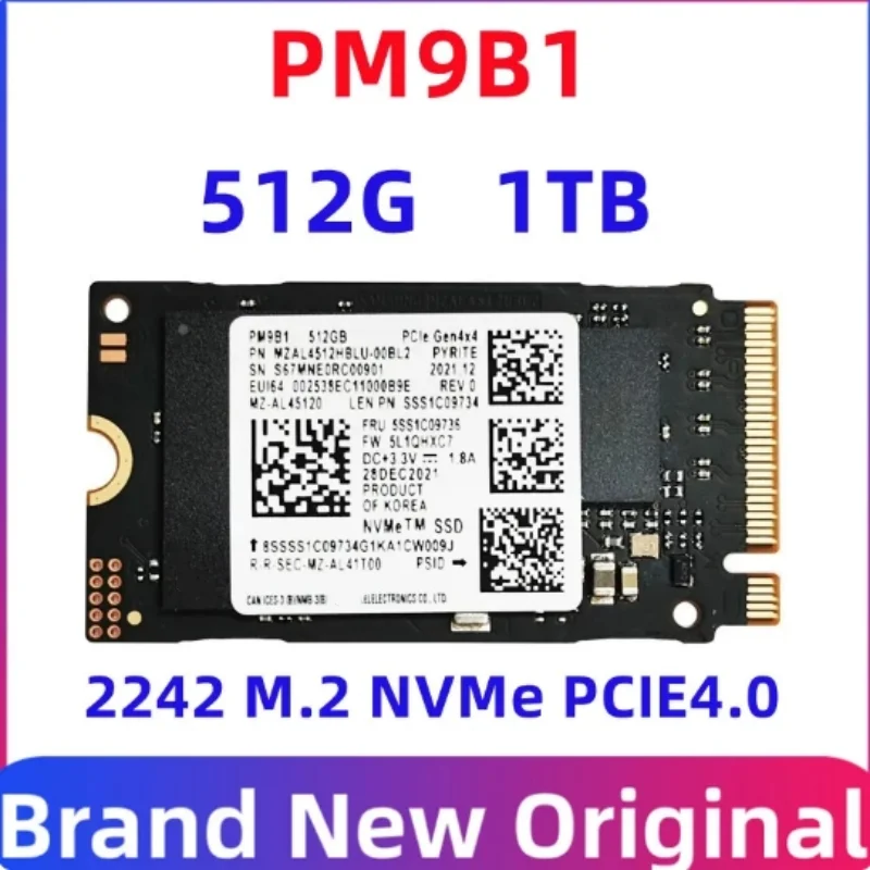 PM9B1 1TB PCIE4.0 M.2 2242 Solid State Drive m2 For Laptop SSD 
PM9B1 1TB PCIE4.0 M.2 2242 Solid State Drive m2 For Laptop SSD