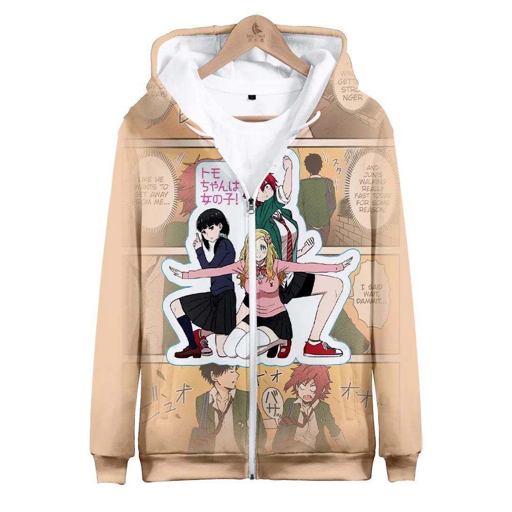 Tomo-chan Is a Girl Zipper Hoodies 3D Unisex Fashion Long Sleeve Hooded Sweatshirt Casual Streetwear Zip Up Clothes
Tomo-chan Is a Girl Zipper Hoodies 3D Unisex Fashion Long Sleeve Hooded Sweatshirt Casual Streetwear Zip Up Clothes