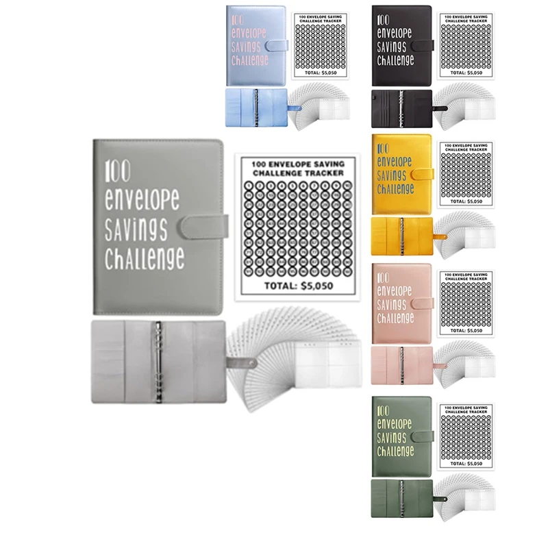 100 Envelope Challenge Binder, A5 Money Saving Budget Binder - Save 5,050 With The Money Saving Challenge Durable
100 Envelope Challenge Binder, A5 Money Saving Budget Binder - Save 5,050 With The Money Saving Challenge Durable