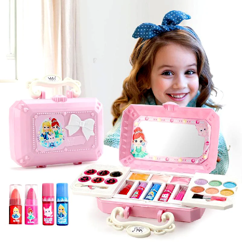 S22606 Princess Portable Baby Children Cosmetics Beauty Mini Box Makeup Infant Girl Toys Play House Girls Games Makeup Kit Toy
S22606 Princess Portable Baby Children Cosmetics Beauty Mini Box Makeup Infant Girl Toys Play House Girls Games Makeup Kit Toy