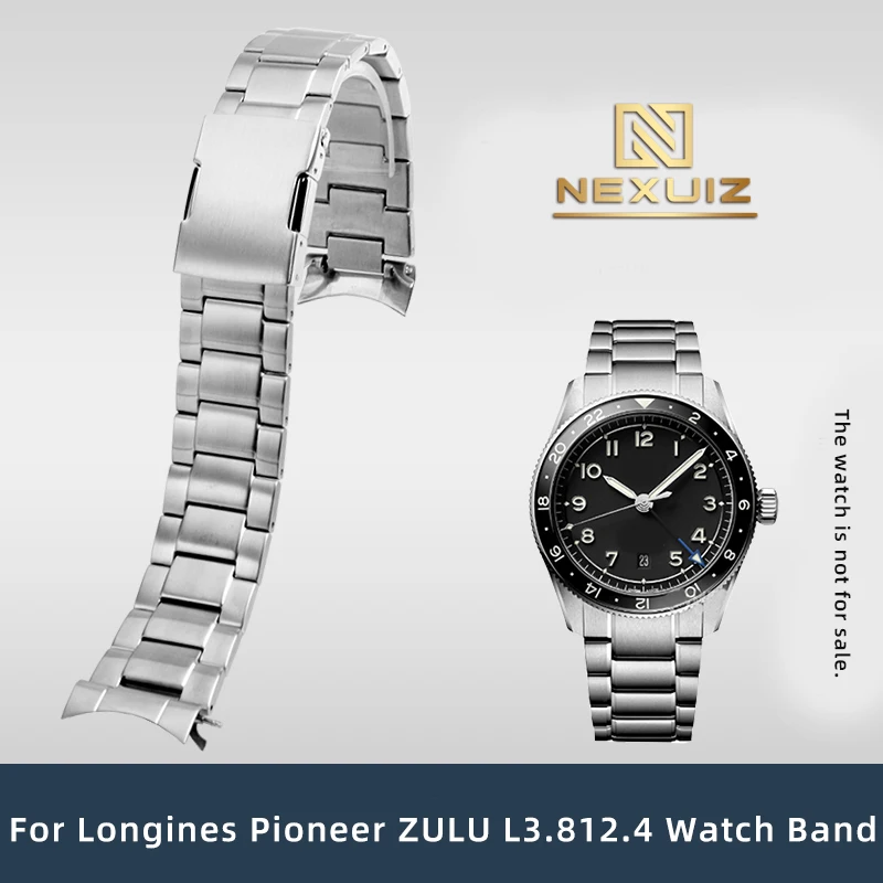 High Quality Solid Precision Steel Watch Chain For Longines Pioneer Zulu Series L3.812.4 Bracelet 22mm For Men Metal Watch Band
High Quality Solid Precision Steel Watch Chain For Longines Pioneer Zulu Series L3.812.4 Bracelet 22mm For Men Metal Watch Band