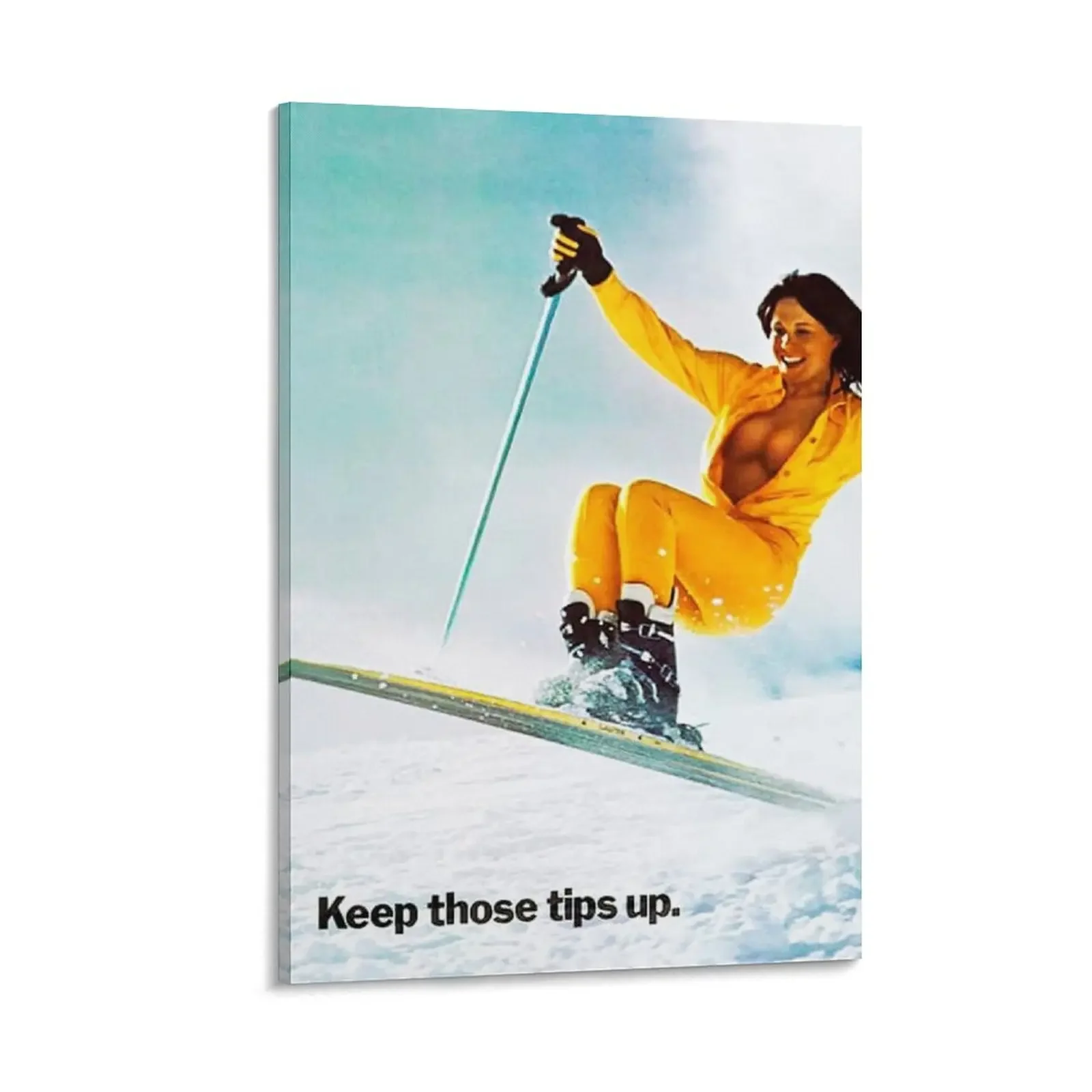Ski Girl Keep Those Tips Up Canvas Painting Decorative picture wallpapers home decor vintage home decor art
Ski Girl Keep Those Tips Up Canvas Painting Decorative picture wallpapers home decor vintage home decor art