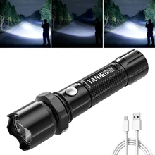 3 Modes Portable Bright LED Flashlight USB Rechargeable Focusing Light Flash Light Mobile Power Outdoor Camping Flashlight
3 Modes Portable Bright LED Flashlight USB Rechargeable Focusing Light Flash Light Mobile Power Outdoor Camping Flashlight
