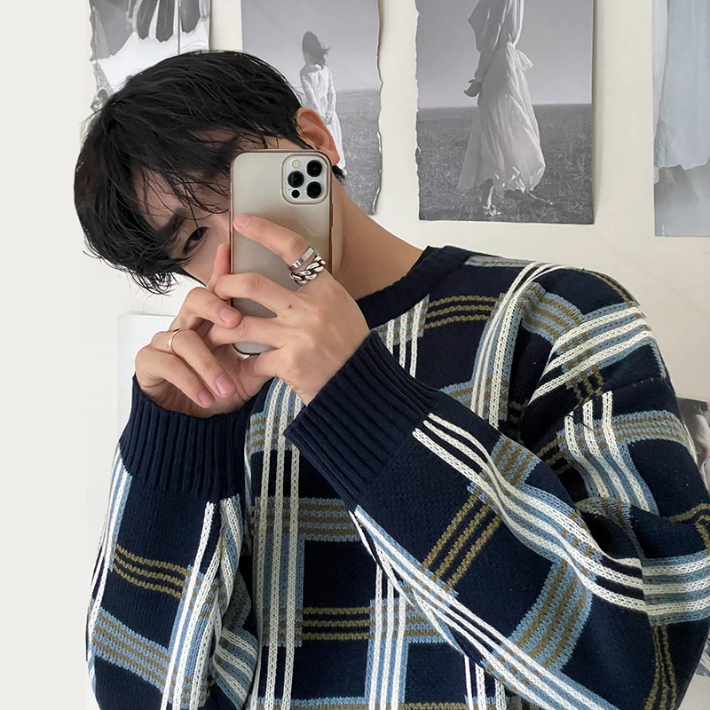 Men Comfortable Warm Plaid Blouses Casual Sweaters High Quality Round Collar Trend New Fashion Fall Winter 2023 Pullovers M162
Men Comfortable Warm Plaid Blouses Casual Sweaters High Quality Round Collar Trend New Fashion Fall Winter 2023 Pullovers M162