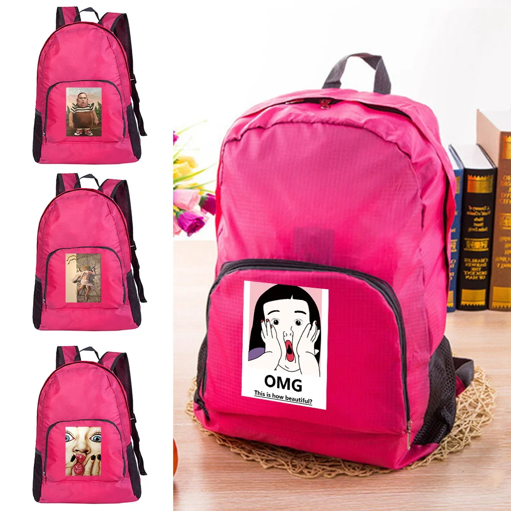 Portable Lightweight Foldable Waterproof Men Backpack Folding Bag Ultralight Outdoor Pack for Women Travel funny Pattern
Portable Lightweight Foldable Waterproof Men Backpack Folding Bag Ultralight Outdoor Pack for Women Travel funny Pattern