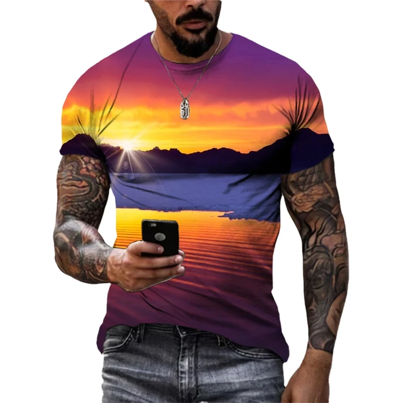 Lakes Mountains Graphic T Shirt Nature Scenery 3D Printed T-Shirt Fashion Casua Tees Vacation Streetwear Y2K Men's Clothing
Lakes Mountains Graphic T Shirt Nature Scenery 3D Printed T-Shirt Fashion Casua Tees Vacation Streetwear Y2K Men's Clothing