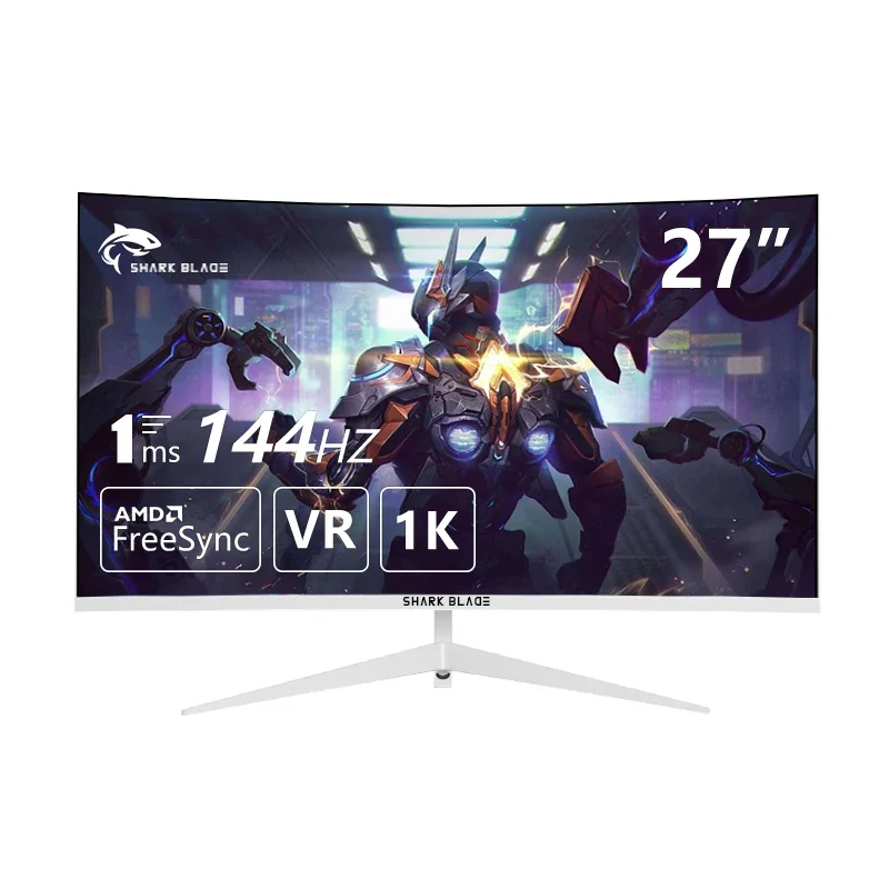 

27 inch curved Monitors 144hz 1MS HD Gaming Monitors PC 165hz Gamer for Desktop HDMI Compatible Monitors LCD Displays 1920*1080p