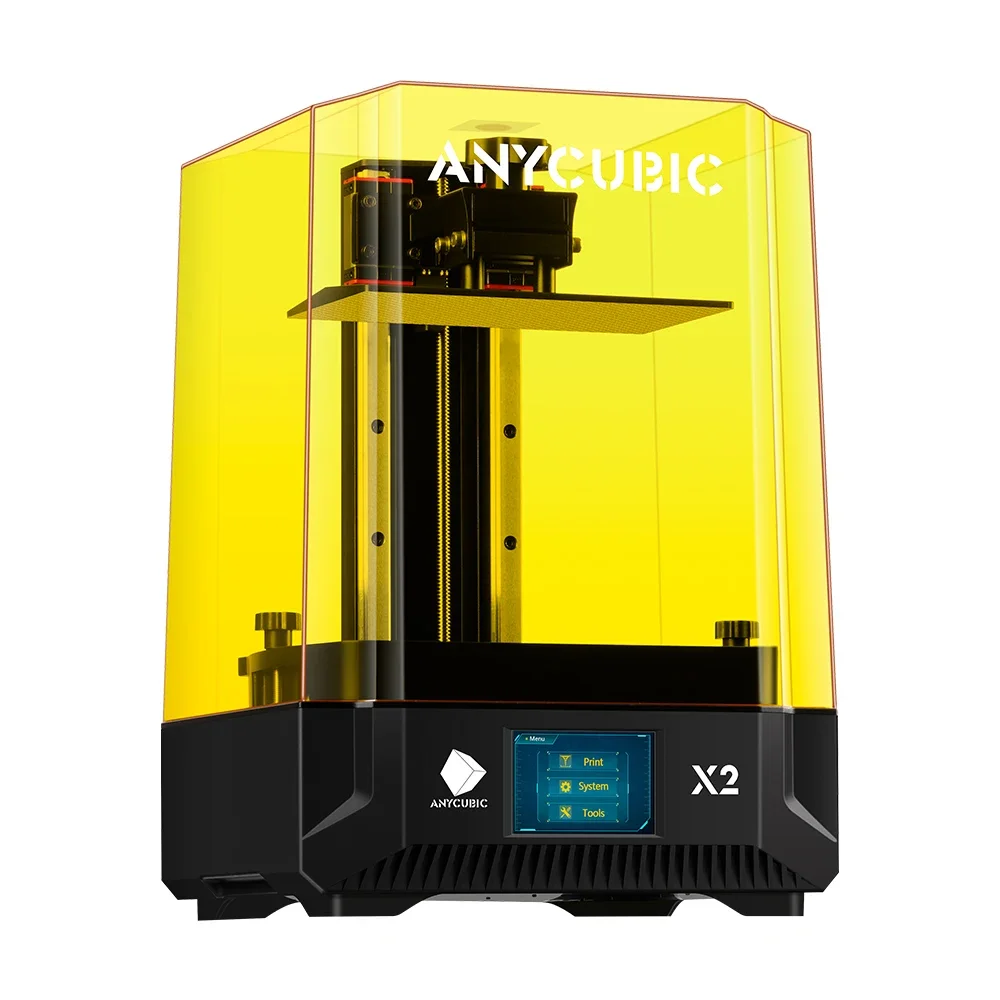 ANYCUBIC Photon Mono X2 9.1inch 4K UV Resin Printers 3D Printing 60mm/h High Speed SLA LCD 3D Printer Machine 
ANYCUBIC Photon Mono X2 9.1inch 4K UV Resin Printers 3D Printing 60mm/h High Speed SLA LCD 3D Printer Machine