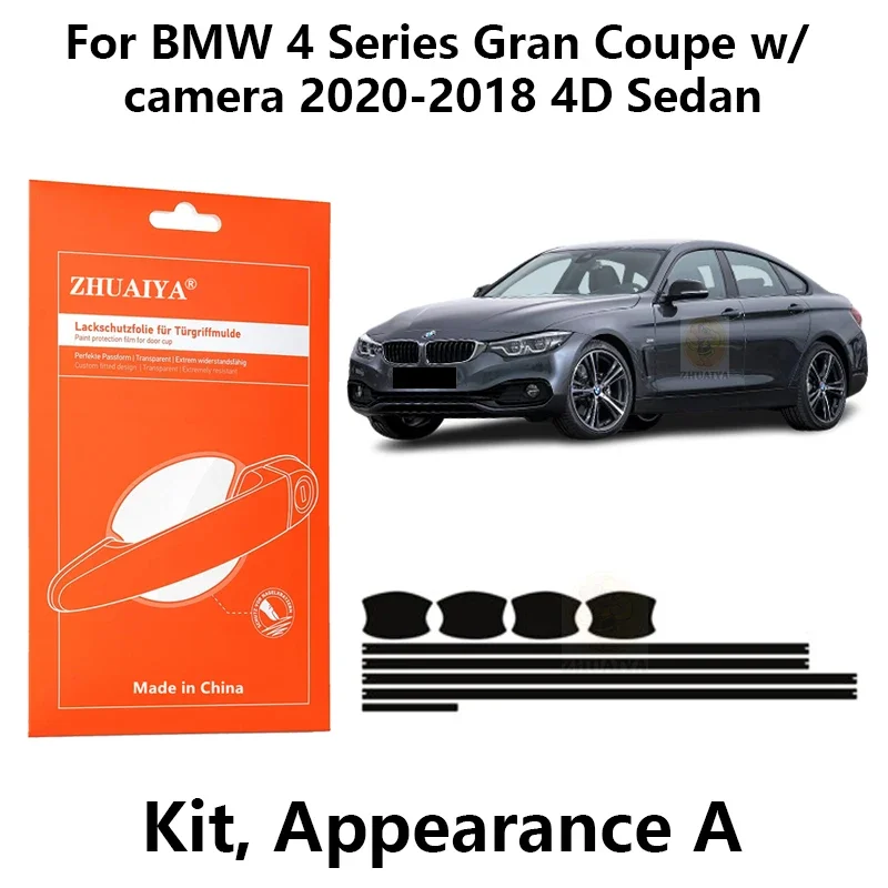 Защитная пленка ZHUAIYA для красок дверной ручки, ТПУ PPF для BMW 4 серии Gran Coupe с камерой 2020-2018 4D Седан
Защитная пленка ZHUAIYA для красок дверной ручки, ТПУ PPF для BMW 4 серии Gran Coupe с камерой 2020-2018 4D Седан
