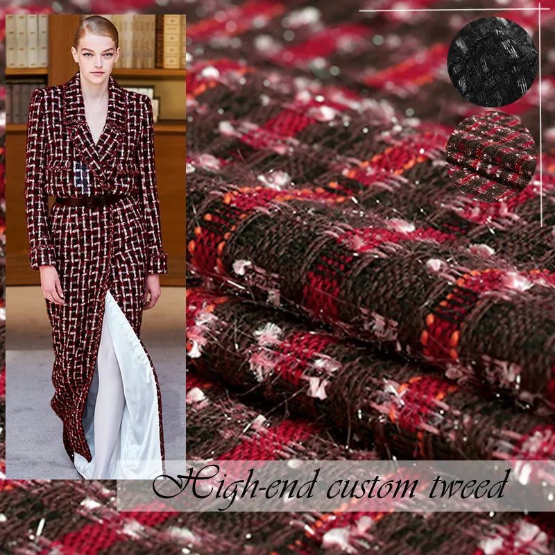 Autumn and Winter New Woven Wool Blended Small Fragrant Fabric Handmade DIY Fashion Clothing Tweed Fabric Sewing Material Cloth
Autumn and Winter New Woven Wool Blended Small Fragrant Fabric Handmade DIY Fashion Clothing Tweed Fabric Sewing Material Cloth