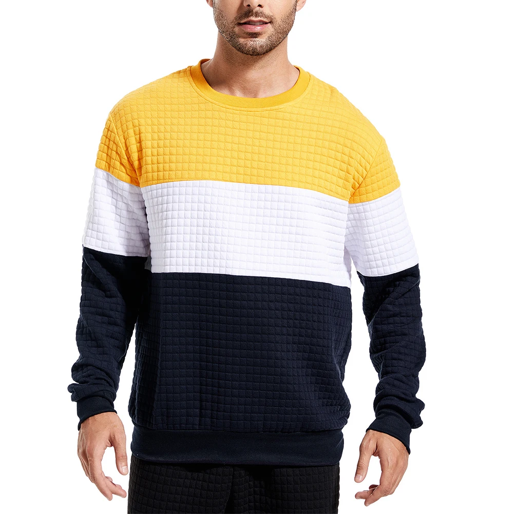 Fashion Men's Casual Color Block Sweatshirt Hoodies O Neck Pullovers Long Sleeve Top Sports Outwear Clothing For Man
Fashion Men's Casual Color Block Sweatshirt Hoodies O Neck Pullovers Long Sleeve Top Sports Outwear Clothing For Man