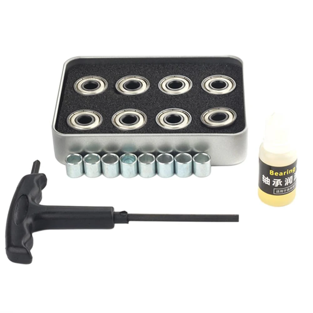 Long lasting performance 16pcs high speed bearings for roller skates and skateboards Accessories for easy installation
Long lasting performance 16pcs high speed bearings for roller skates and skateboards Accessories for easy installation