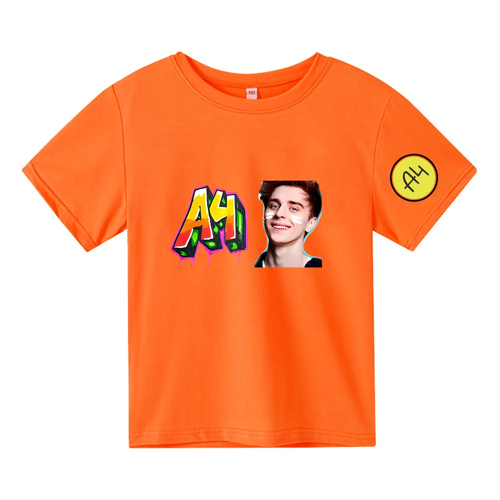 Merch A4 100%Cotton T-shirt Short Sleeve Top Boys Girls Clothes Y2k Summer Влад Бумага A4 Anime Tees Casual Kids Children Shirt
Merch A4 100%Cotton T-shirt Short Sleeve Top Boys Girls Clothes Y2k Summer Влад Бумага A4 Anime Tees Casual Kids Children Shirt