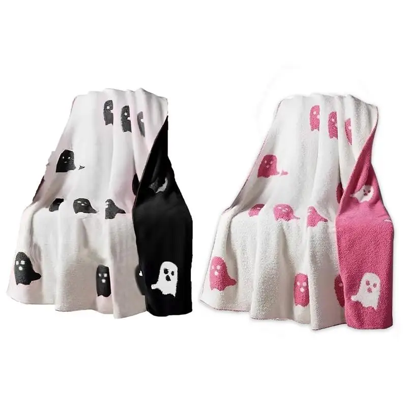 Halloween Viral Pink Ghost Blanket Flannel Soft For All Seasons Blankets Kawaii Plush Cute Throw Blanket For Bedroom
Halloween Viral Pink Ghost Blanket Flannel Soft For All Seasons Blankets Kawaii Plush Cute Throw Blanket For Bedroom