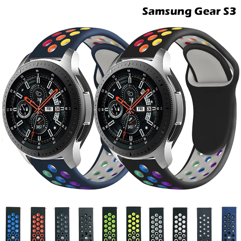 Ремешок для часов Samsung Galaxy Gear S3 Frontier/Classic Watch 3 45 мм, спортивный силиконовый браслет для Galaxy Watch 46 мм
Ремешок для часов Samsung Galaxy Gear S3 Frontier/Classic Watch 3 45 мм, спортивный силиконовый браслет для Galaxy Watch 46 мм
