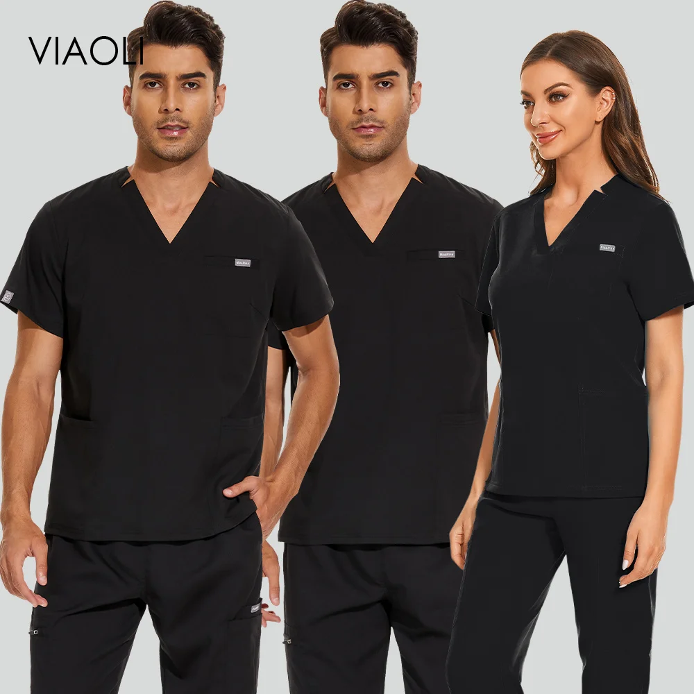 Unisex v Neck Scrubs Shirt Dentist Scrubs Tops Beauty Salon Uniform Medical Doctor Nurse Top Hospital Working Blouse Lab Unifrom
Unisex v Neck Scrubs Shirt Dentist Scrubs Tops Beauty Salon Uniform Medical Doctor Nurse Top Hospital Working Blouse Lab Unifrom
