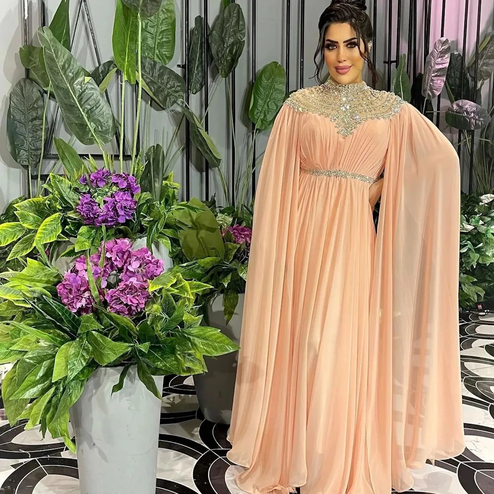 Вечерние платья Fashionvane с высоким воротником, украшенные бисером, для Саудовской Аравии, женская одежда с длинными рукавами, официальное платье для выпускного вечера
Вечерние платья Fashionvane с высоким воротником, украшенные бисером, для Саудовской Аравии, женская одежда с длинными рукавами, официальное платье для выпускного вечера