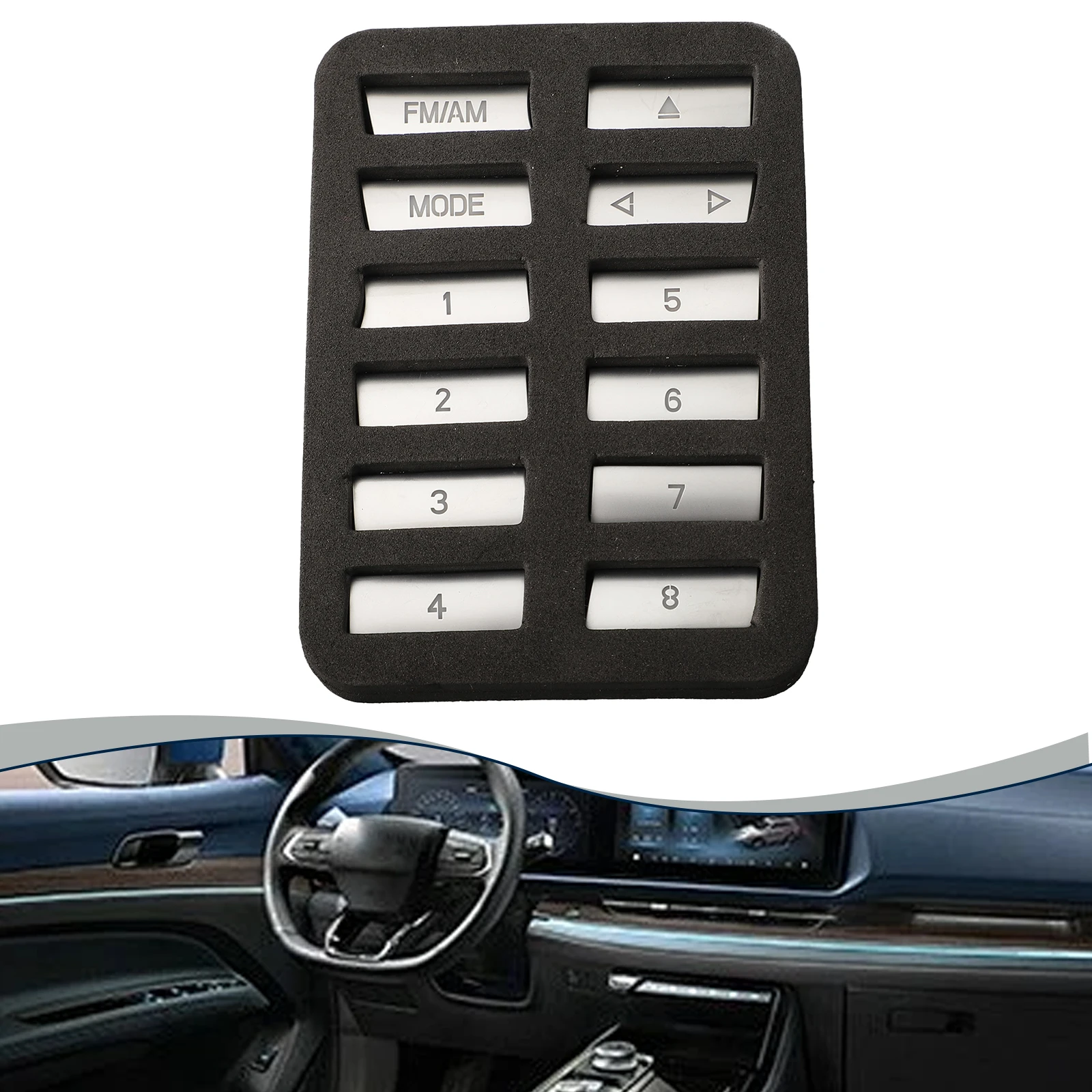 ABS Automotive 5GT F10 Chrome 12pcs Center CD MODE Center Console Trim FM/AM Button Trim Cover For BMW 5 6 7 Serie Car Accessory
ABS Automotive 5GT F10 Chrome 12pcs Center CD MODE Center Console Trim FM/AM Button Trim Cover For BMW 5 6 7 Serie Car Accessory