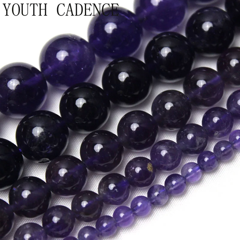 AAA+ 100% Natural Stone Purple Amethysts Crystal Beads For Jewelry Making DIY Bracelet Necklace 4/ 6/8/10/12mm Strand 15''
AAA+ 100% Natural Stone Purple Amethysts Crystal Beads For Jewelry Making DIY Bracelet Necklace 4/ 6/8/10/12mm Strand 15''