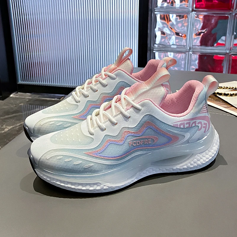 Women Sneakers Lace Up Platform Casual Shoes Comfortable Soft Breathable Vulcanized Shoes Women Outside Running Shoe For Female
Women Sneakers Lace Up Platform Casual Shoes Comfortable Soft Breathable Vulcanized Shoes Women Outside Running Shoe For Female