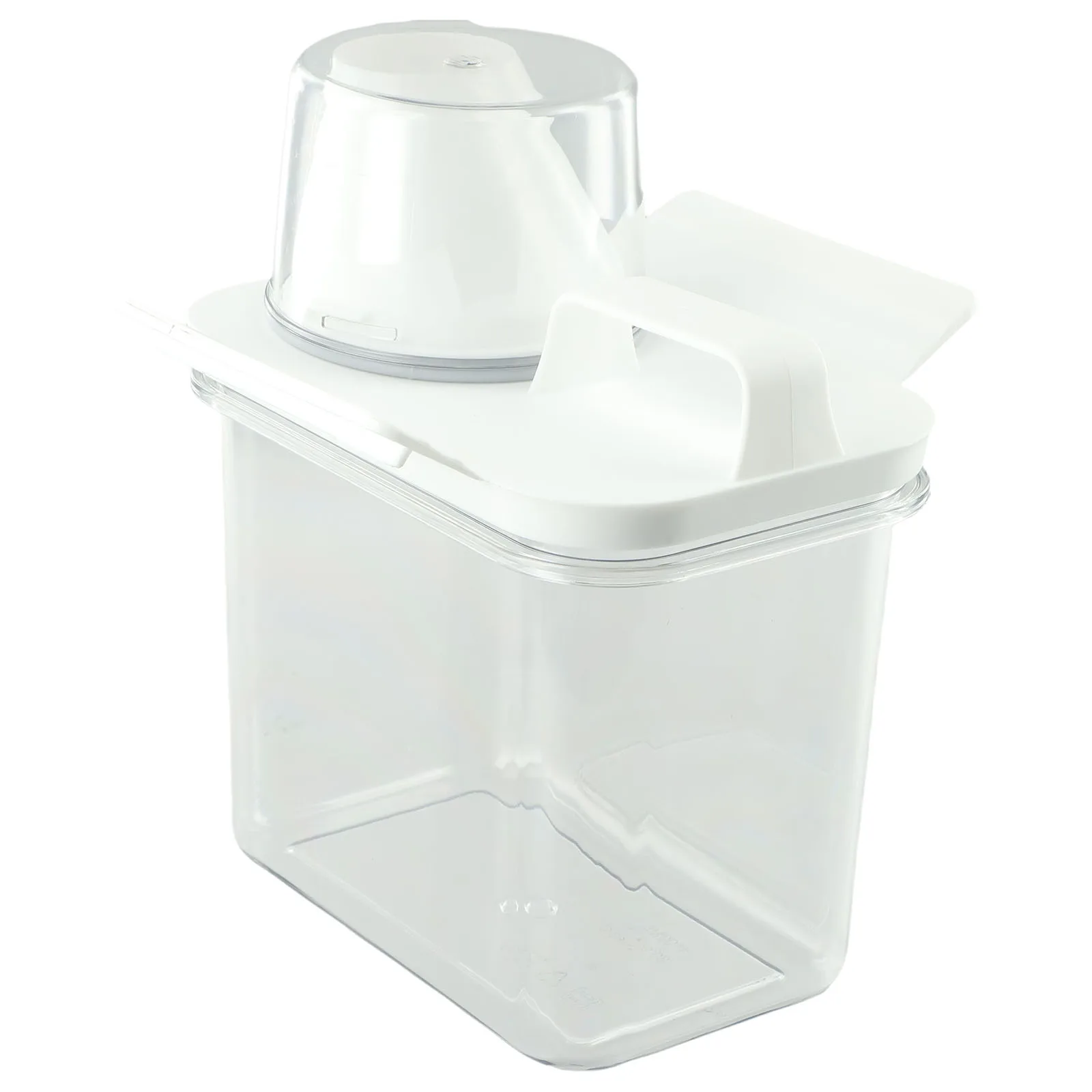 Airtight Laundry Detergent Dispenser Washing Powder Container With Measuring Cup For Powder Softener Bleach Storage Container
Airtight Laundry Detergent Dispenser Washing Powder Container With Measuring Cup For Powder Softener Bleach Storage Container