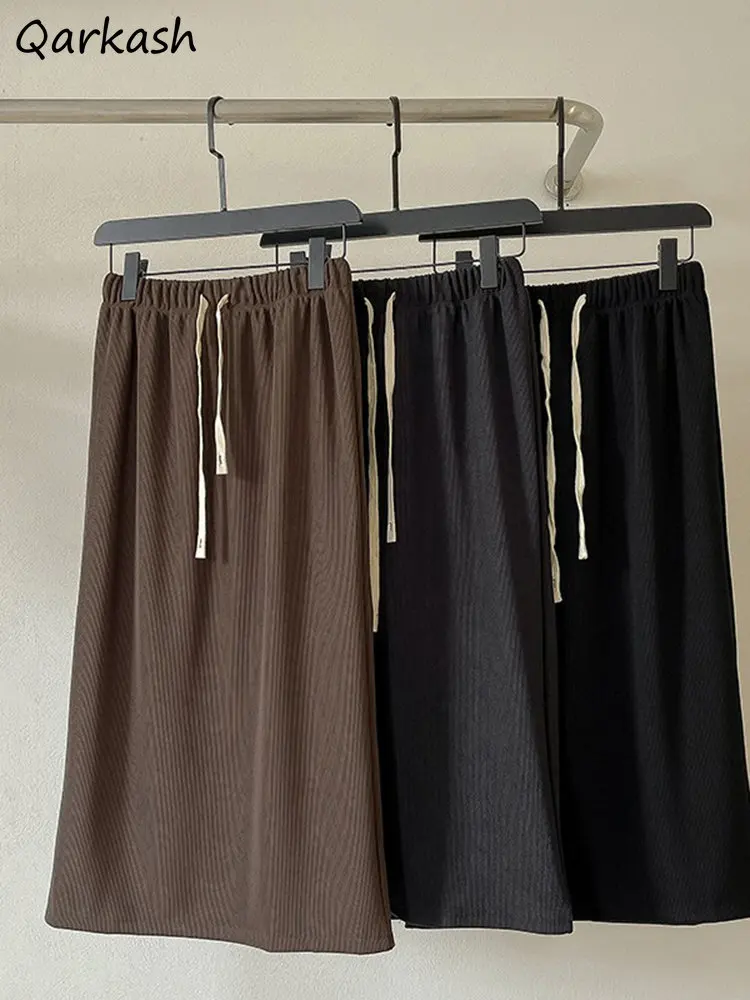 Midi Skirts Women Drawstring Autumn All-match Casual Preppy Korean Style Design Students 3 Colors Юбка Женская Clothing Mujer
Midi Skirts Women Drawstring Autumn All-match Casual Preppy Korean Style Design Students 3 Colors Юбка Женская Clothing Mujer