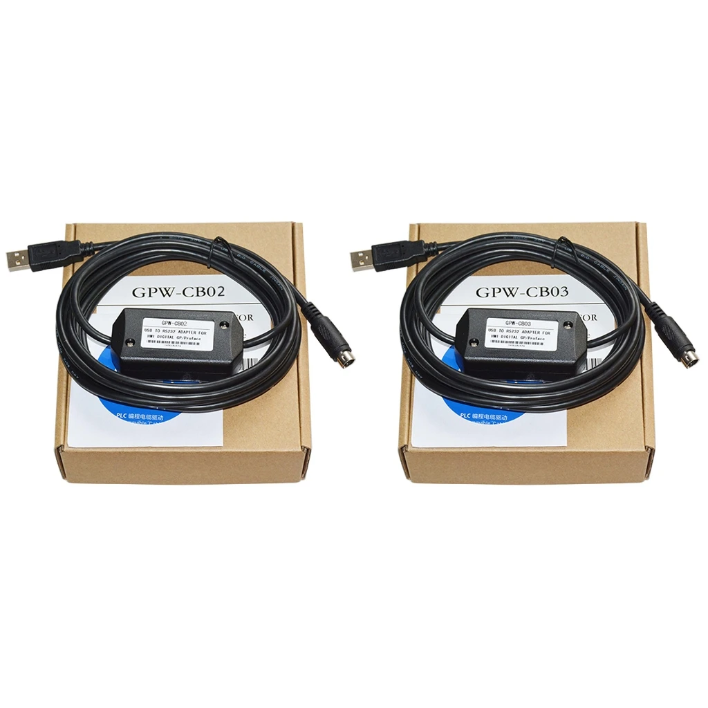 

Touch Sn Programming Cable RS232 GPW-CB02 GPW-CB03 With USB Interface Download for DIGITAL GP/Proface Touch Panel Dropship