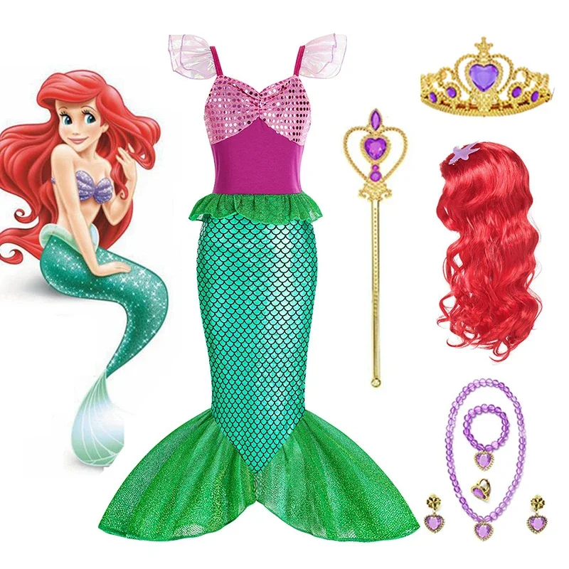 Ariel Costume for Girls Little Mermaid Costume Ariel Princess Costume Children Dress Mermaid Clothes for Carnival Party
Ariel Costume for Girls Little Mermaid Costume Ariel Princess Costume Children Dress Mermaid Clothes for Carnival Party