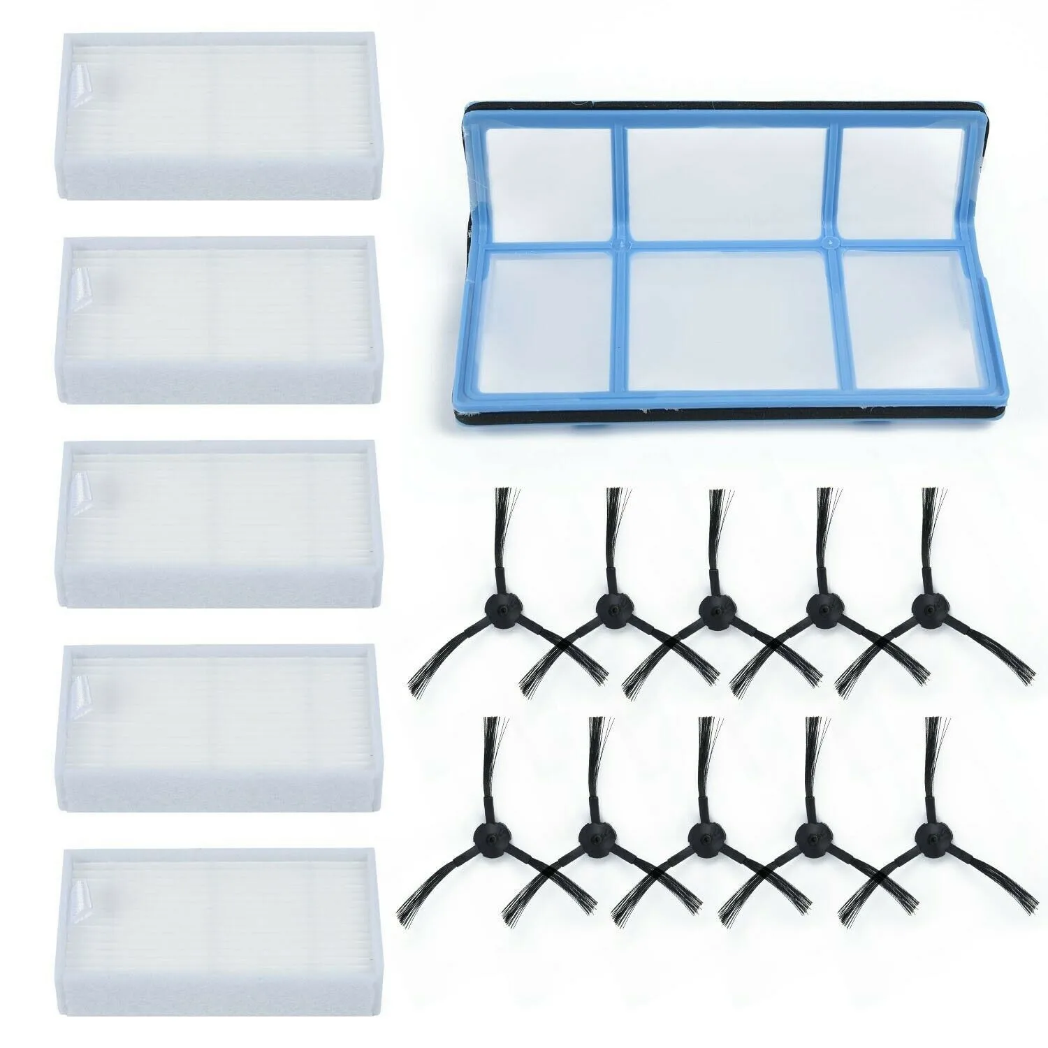 Applicable to iLife v5spro V50 v5s side brush filter screen filter cotton filter element for initial effect 
Applicable to iLife v5spro V50 v5s side brush filter screen filter cotton filter element for initial effect