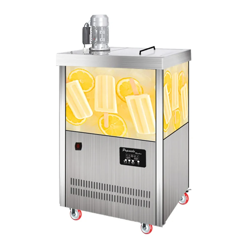 

Commercial Catering Electric Ice Cream Stick Stainless Steel Machine Ice Cream Popsicle Machine For Beverage Factory 10000w