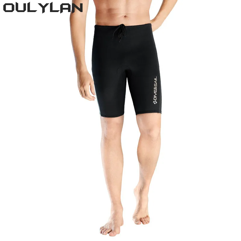 

Неопреновый гидрокостюм для дайвинга Oulylan, теплая сверхэластичная мягкая кожа, с коротким рукавом, для водного спорта, Сноркелинга, пляжа, серфинга, 2 мм