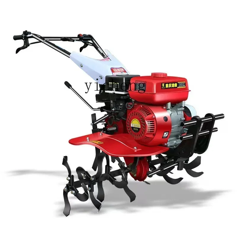 

Zc Mini-Tiller Small Soil Ripper Multi-Function Rotary Tiller New Gasoline Diesel Ridge Weeding Furrow Paddy Field Farmland