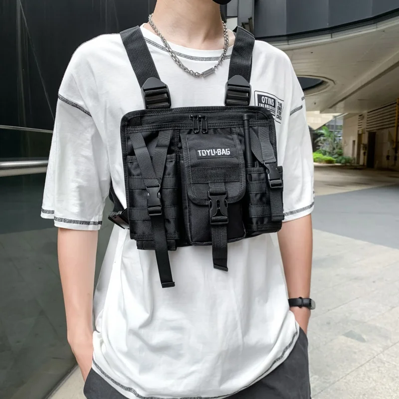 Functional Combined Tactical Cargo Vest Chest Bag Men Women Outdoor Techwear Tactical Adjustable Backpack
Functional Combined Tactical Cargo Vest Chest Bag Men Women Outdoor Techwear Tactical Adjustable Backpack
