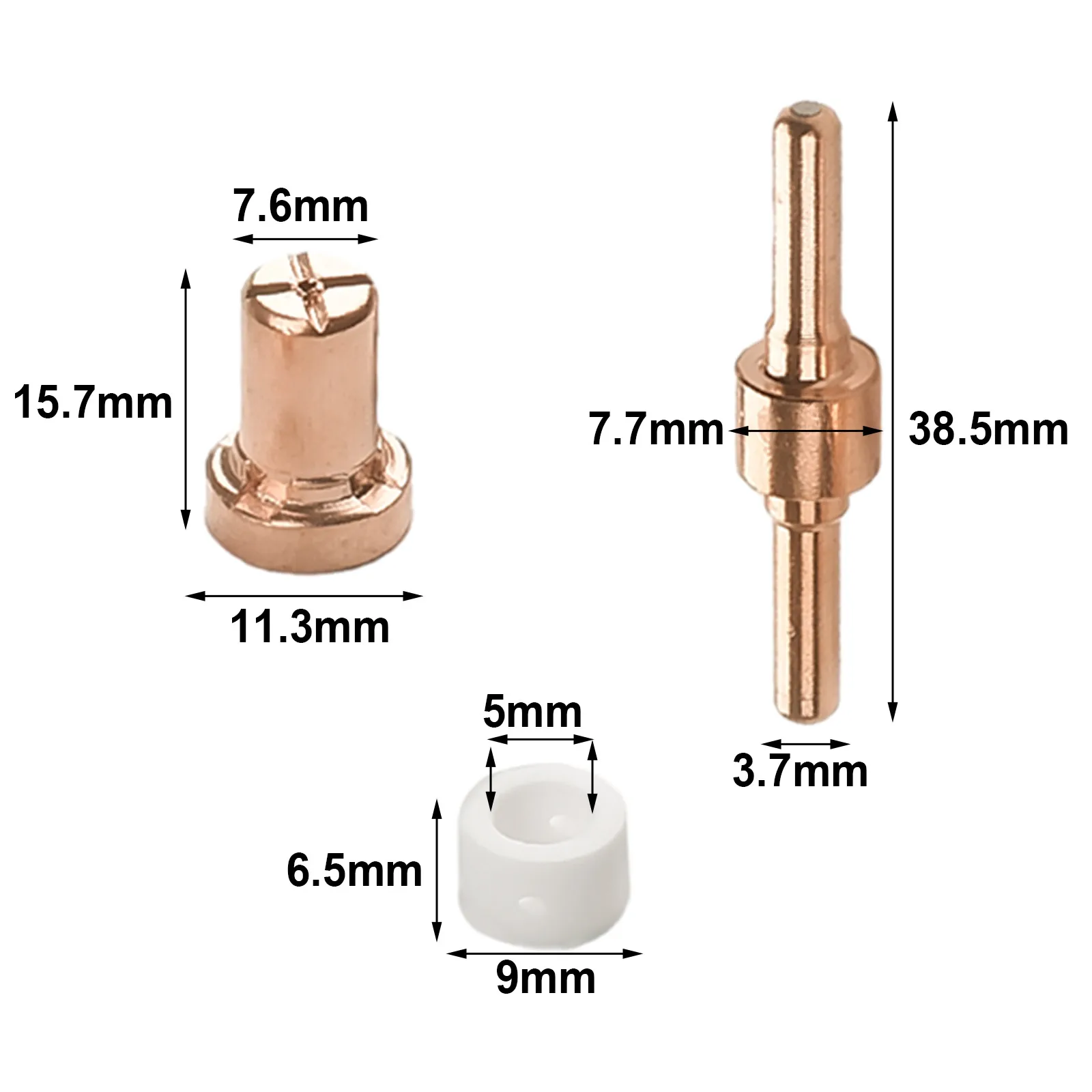 Durable Plasma Cutters LG-40 PT-31 Torch Plasma Copper Tips Mechanical Strength PT-31 Thermal Conductivity CUT40 CUT50
Durable Plasma Cutters LG-40 PT-31 Torch Plasma Copper Tips Mechanical Strength PT-31 Thermal Conductivity CUT40 CUT50