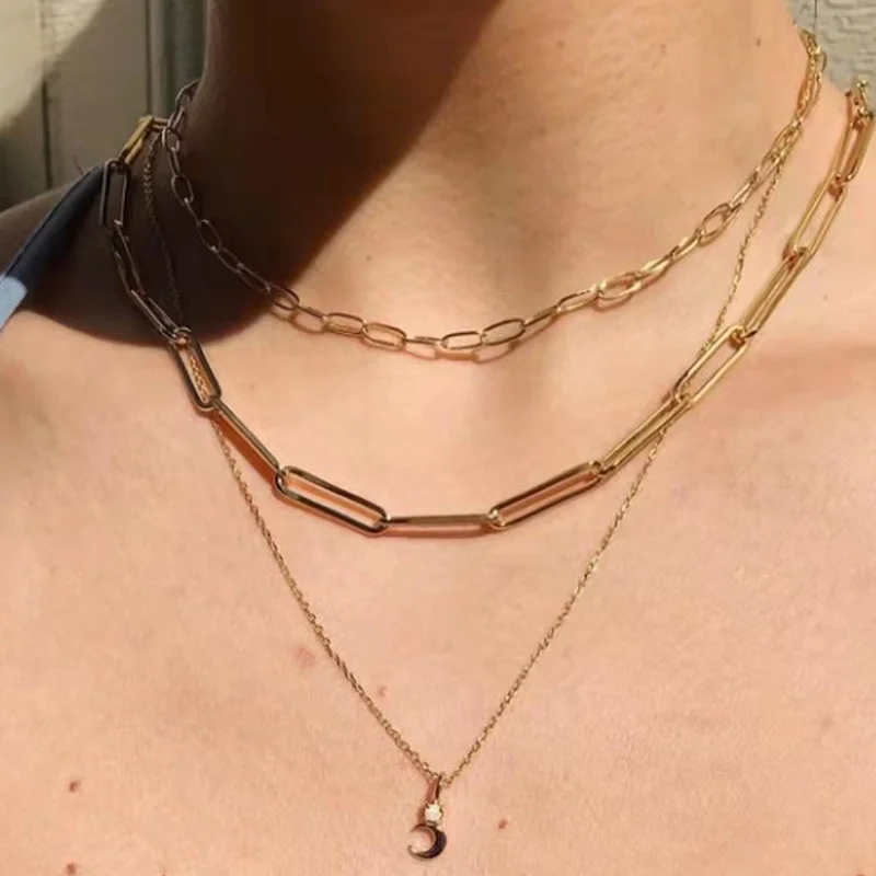 Joolim Jewelry High End PVD Wholesale Tarnish Free Minimalist Paper Pin Clavicle Chain Stainless Steel Necklace For Women
Joolim Jewelry High End PVD Wholesale Tarnish Free Minimalist Paper Pin Clavicle Chain Stainless Steel Necklace For Women